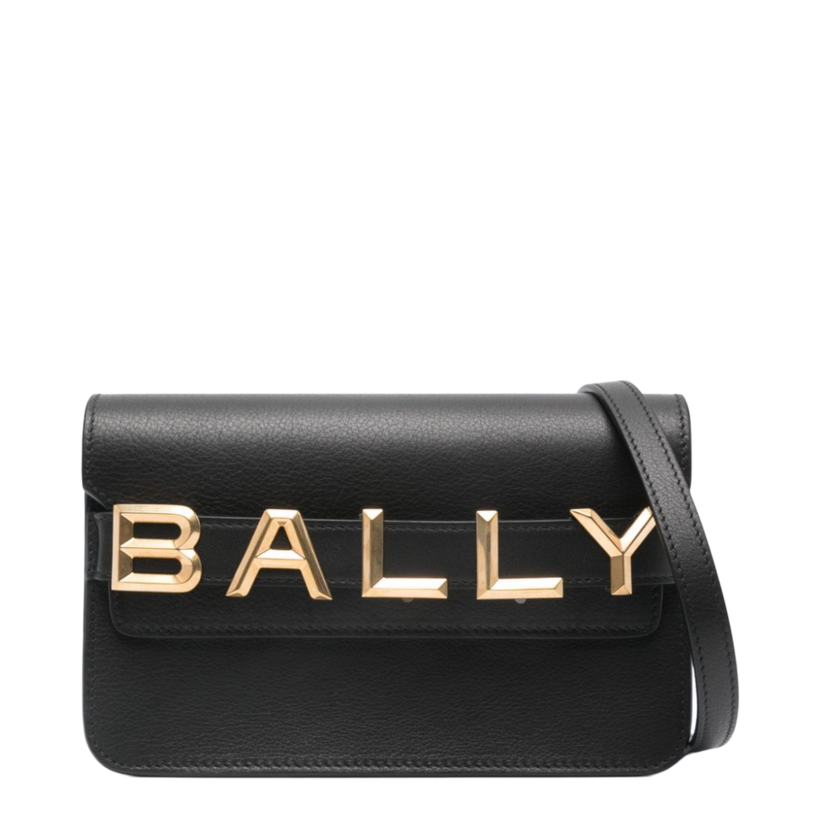 Logo Leather Crossbody Bag
