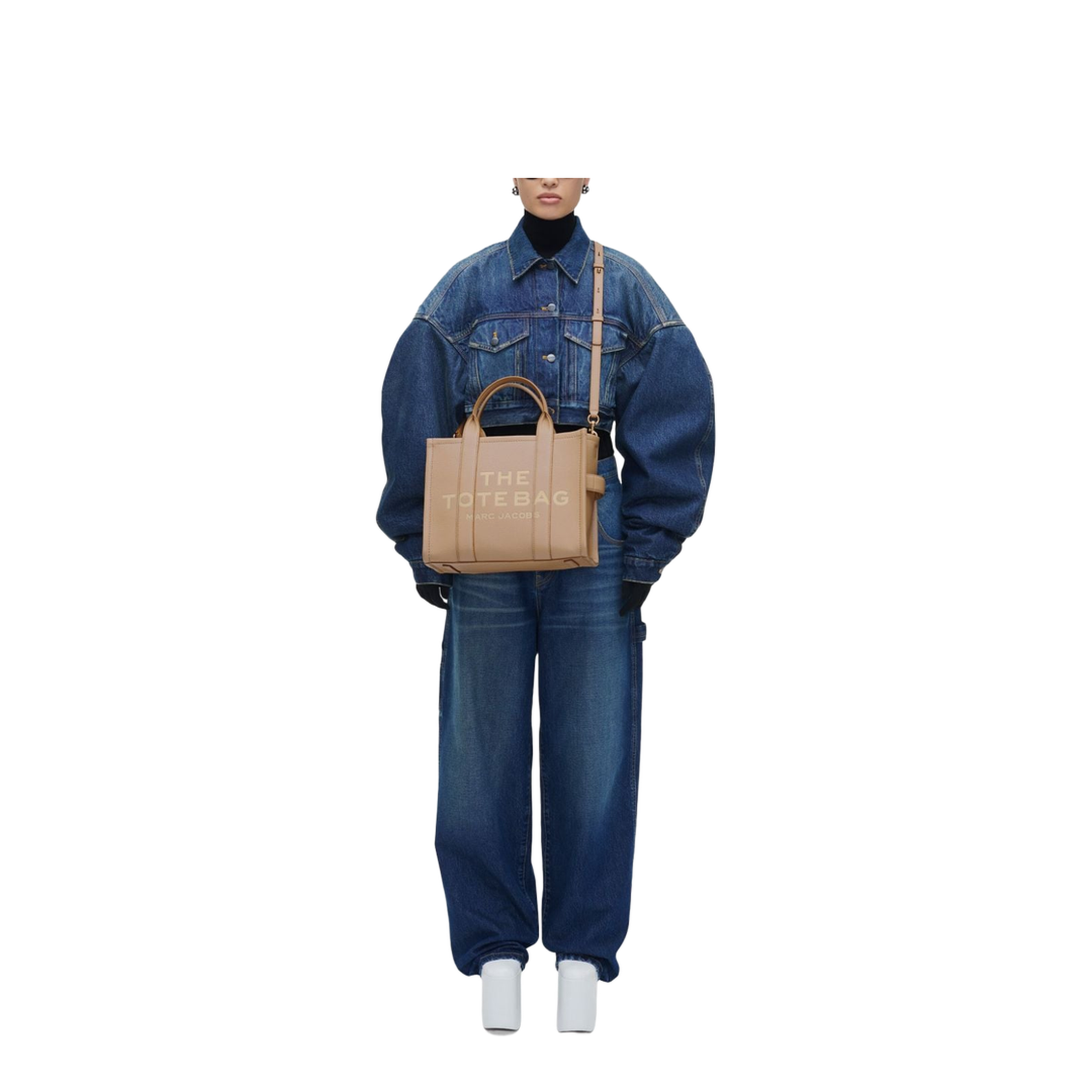 The Collection Medium Full-Grain Leather Tote Bag - Camel