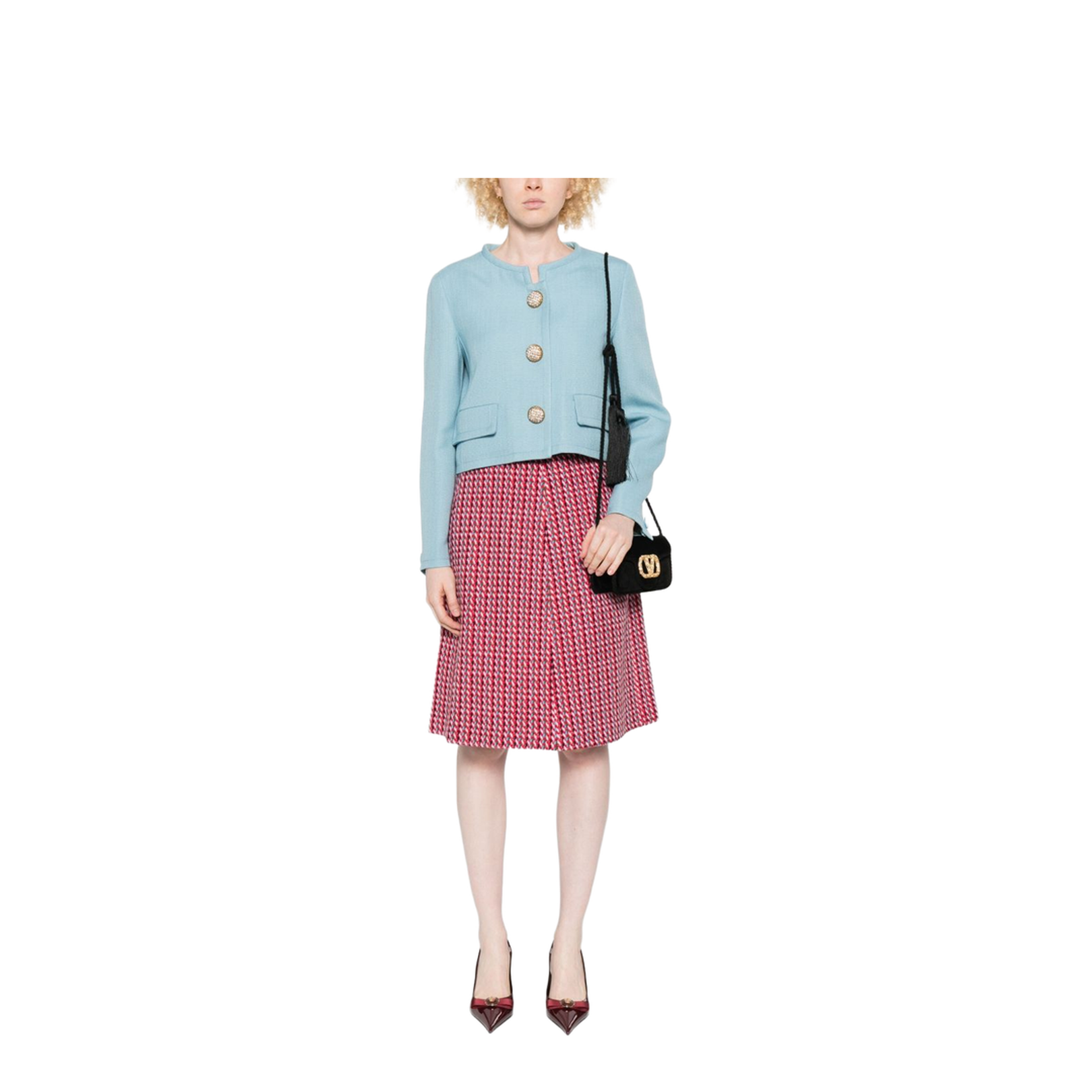 Short Collarless Jacket