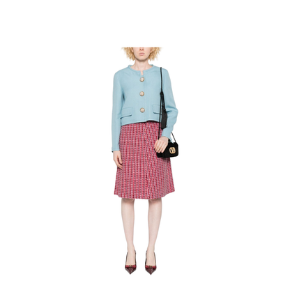 Short Collarless Jacket