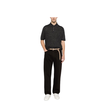 MAYFEYR - Brunello Cucinelli - Linen And Cotton Knit Polo - M2L00315