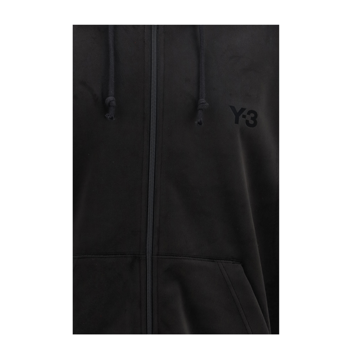 MAYFEYR - Y-3 - Corduroy Zip Up Hoodie - IA4371BLACK