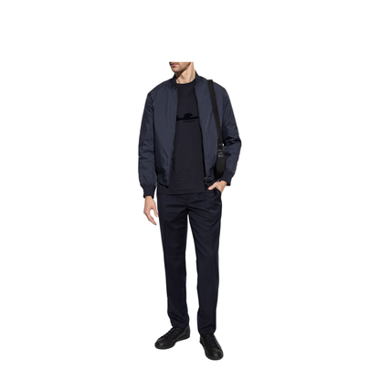 Reversible Bomber Collar Down Jacket