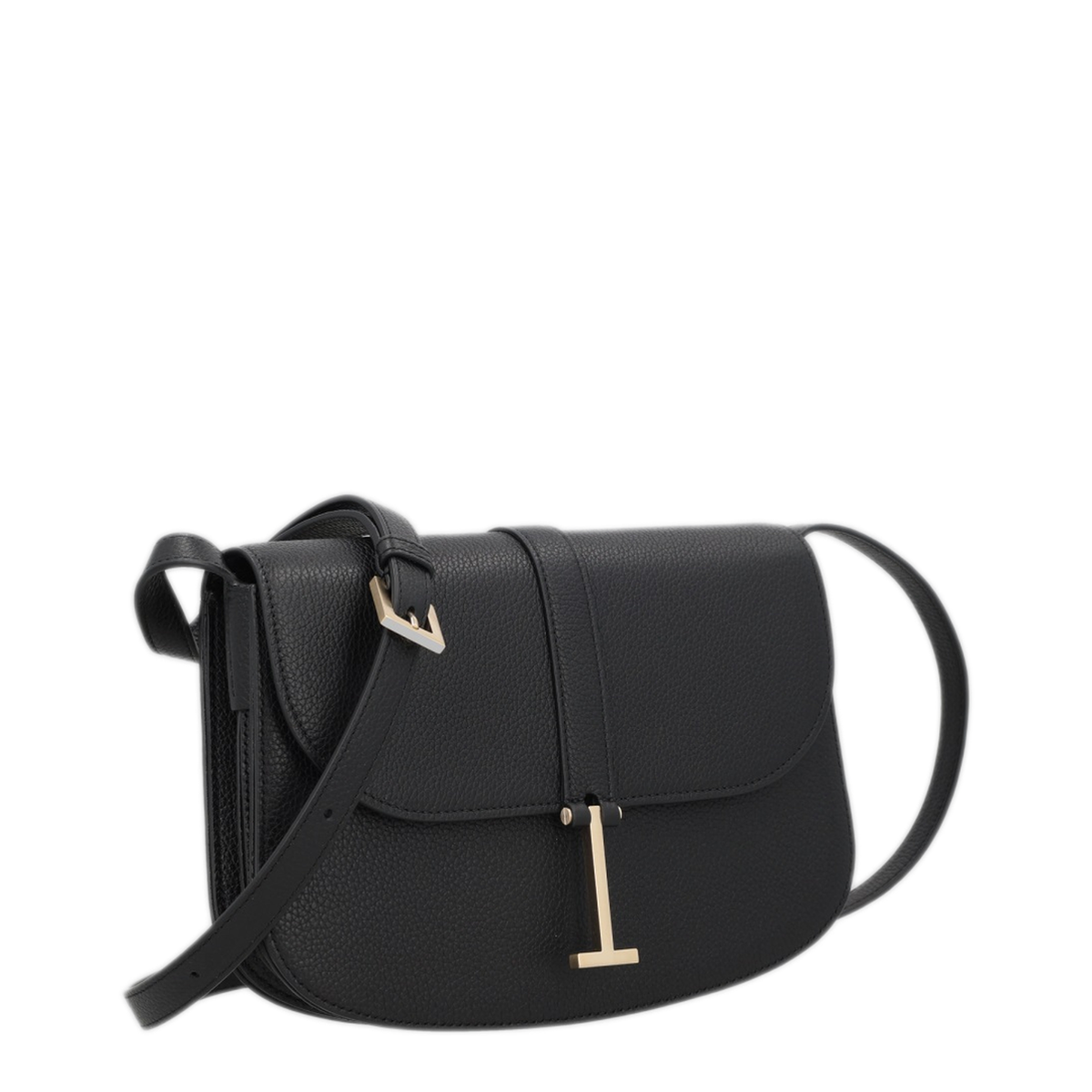 Small Calfskin Crossbody Bag - Black