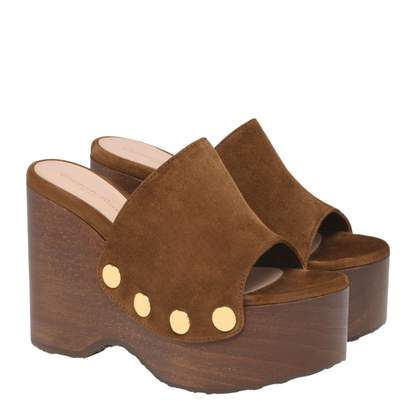 MAYFEYR - Gianvito Rossi - Sandals Brown - G1020160LEGCAMTEXA