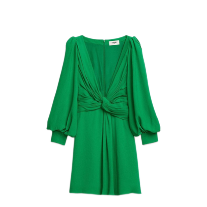 MAYFEYR - Celine - Sabl V Neck Draped Dress - 2R294865C30RD