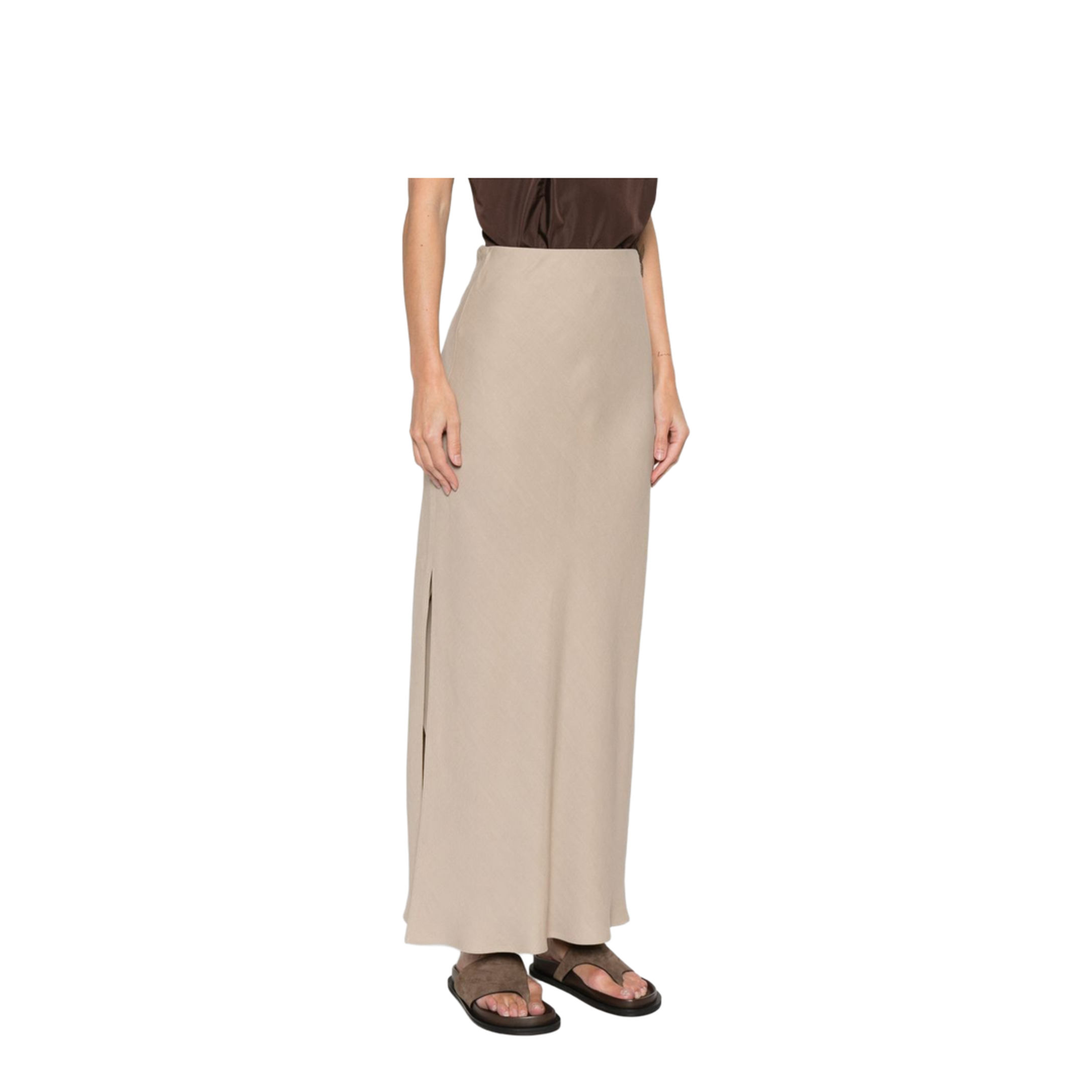 Line Blend Long Skirt