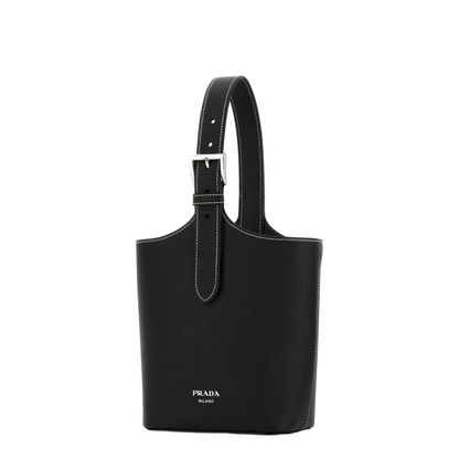 Black Leather Shoulder Bag