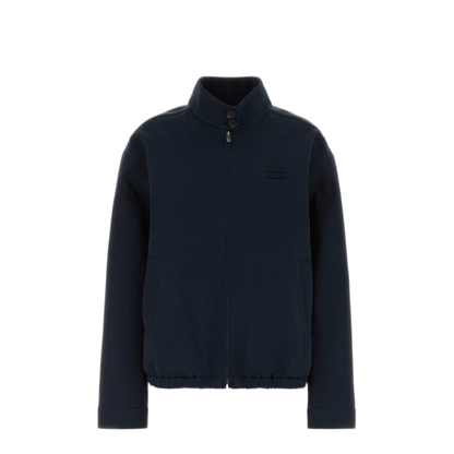 MAYFEYR - Miu Miu - Navy Blue Gabardine Jacket - ML1564SOOO6212F0S7X