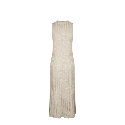 Ribbed-Knit Maxi Dress - Ivory