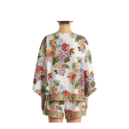 Multicoloured Bouquet Blouse