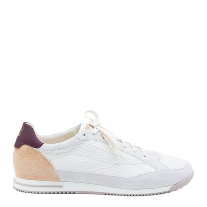 Sneaker with Suede Details