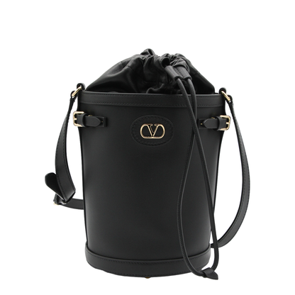 Antibes Bucket Bag Medium Leather - Black