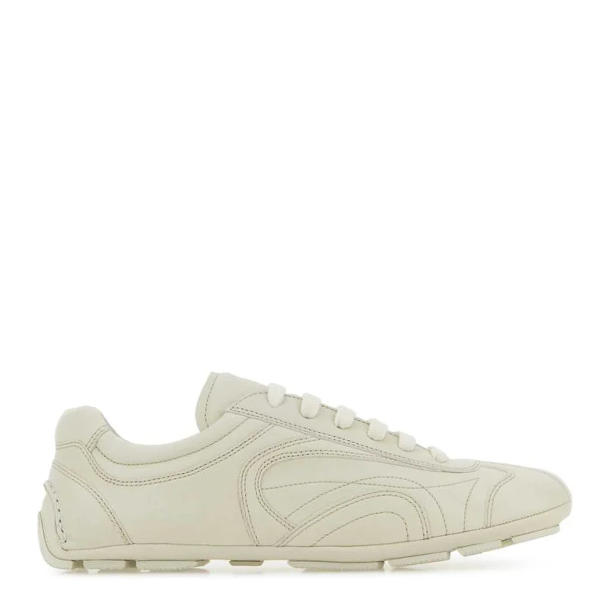 MAYFEYR - Prada - Ivory Nappa Leather Montecarlo Re Edition Sneakers - 1E247OFDD10EFXF0K74