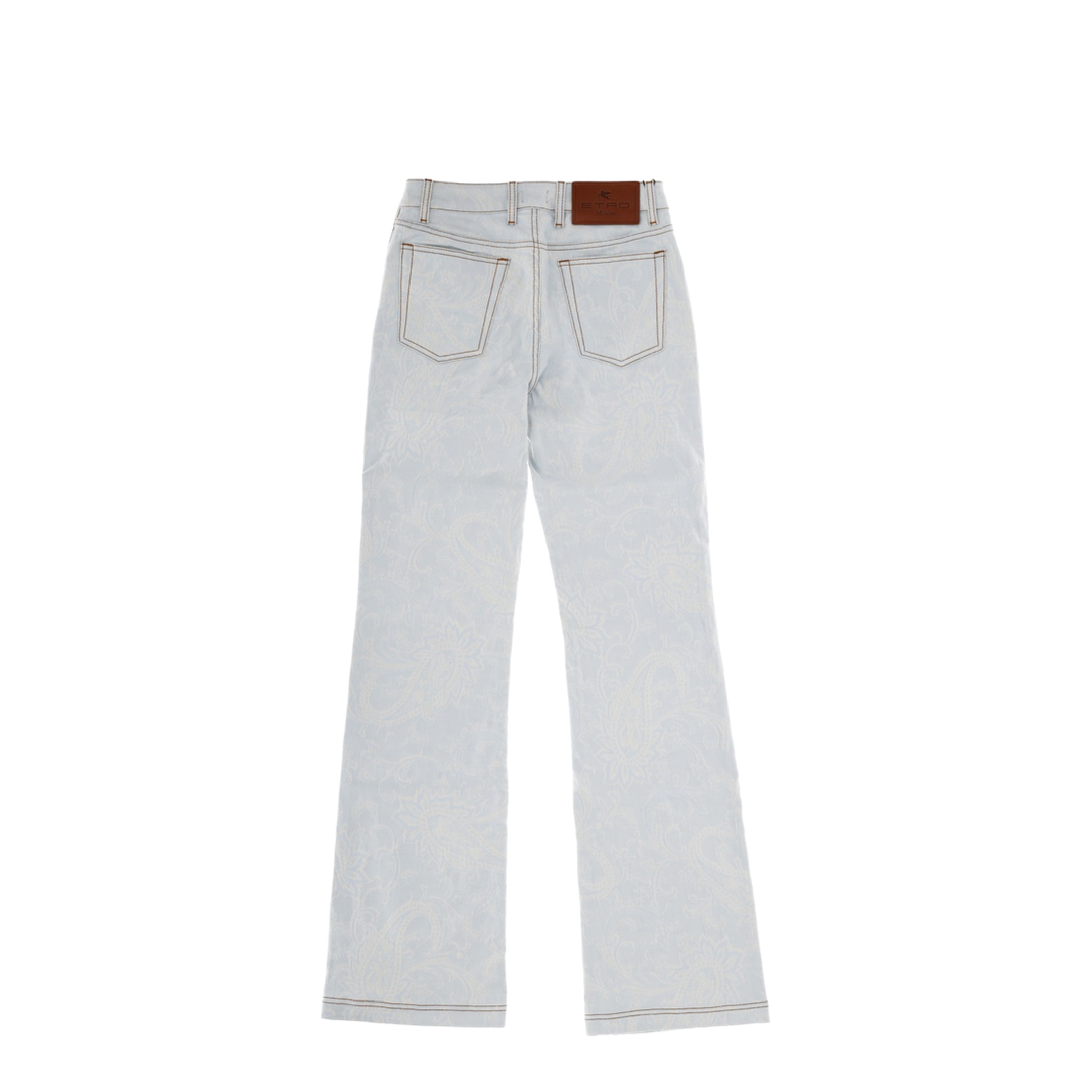 JEANS WITH PAISLEY PATTERN