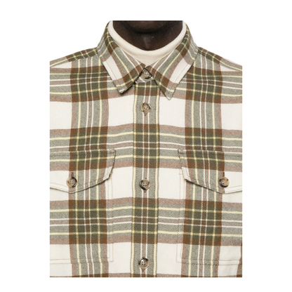 Wool Checked Overshirt