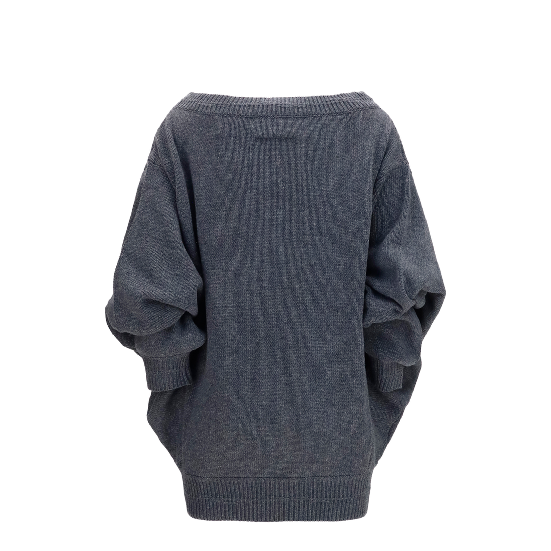 MAYFEYR -  - Wool-Blend Mini Dress With Wide Sleeves - S52DA0100M13287