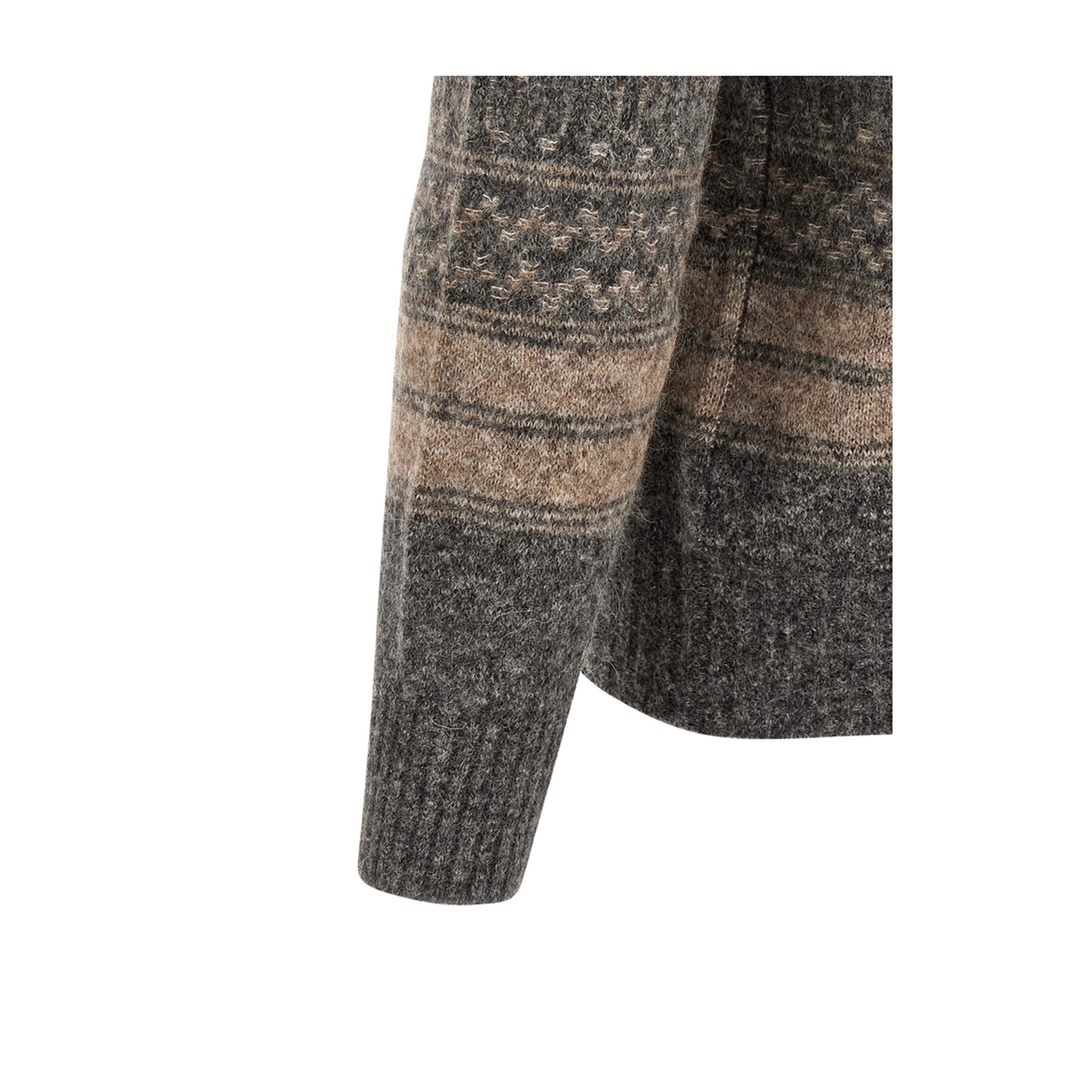 MAYFEYR - Brunello Cucinelli - Nordic Jacquard Cardigan - MTF710006CTR58