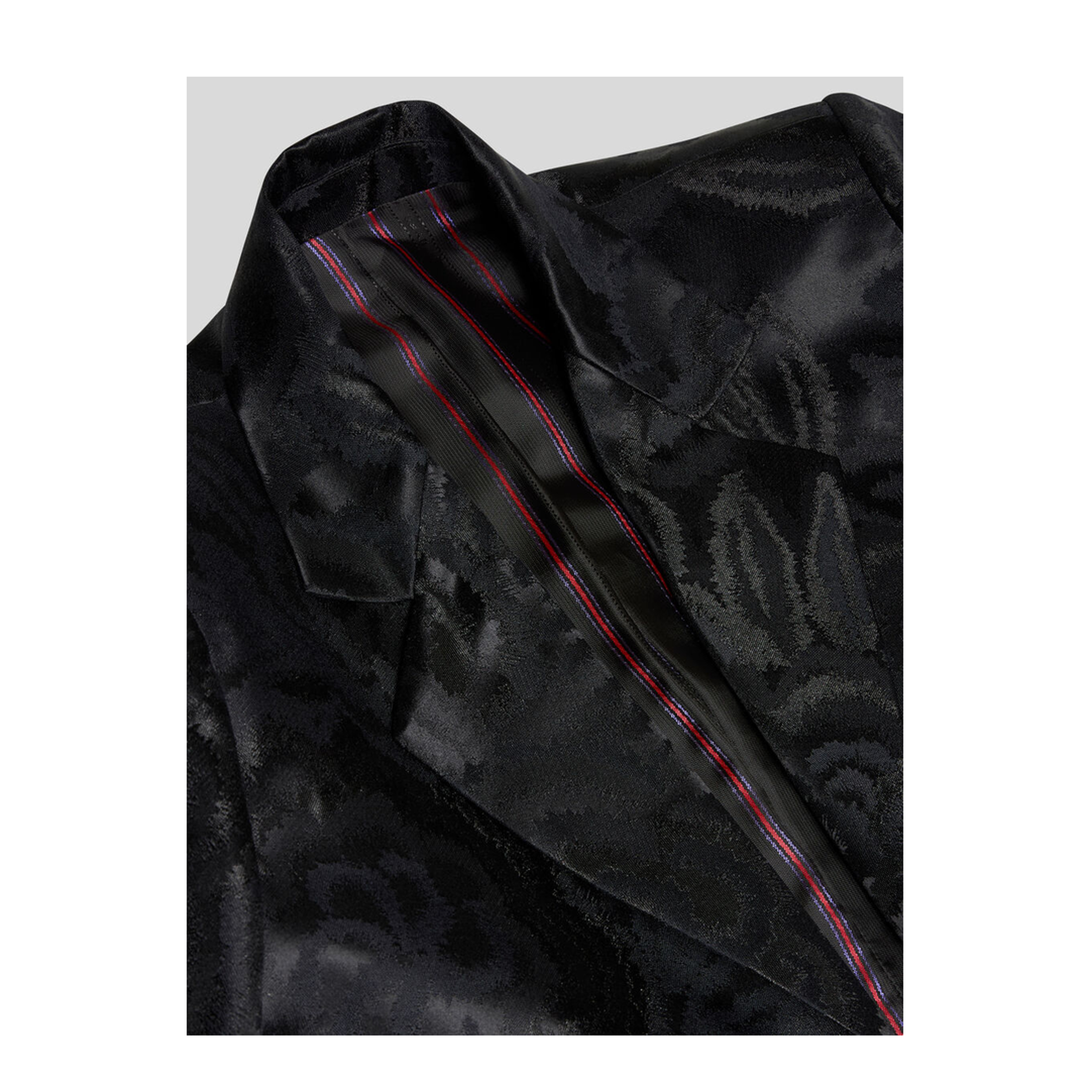 Jacquard Knot Fringes Jacket