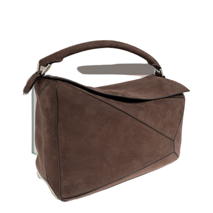MAYFEYR - Loewe - Puzzle Large Handheld Bag - B510PNLX050DARKBROWNIE