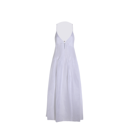 Appliqué Pleated Dress