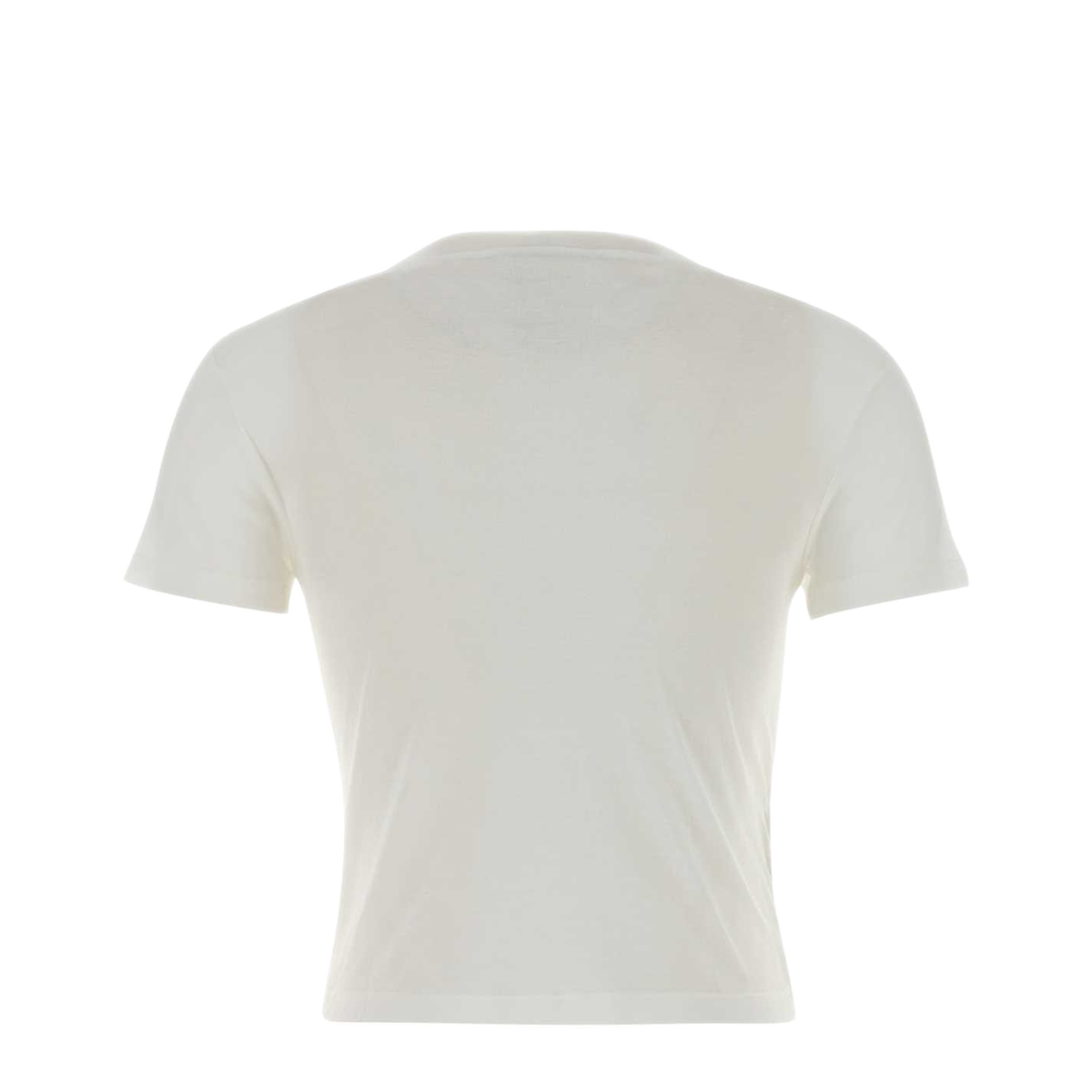 MAYFEYR - Miu Miu - White Cotton T Shirt - MJN466SOOO133OF0009