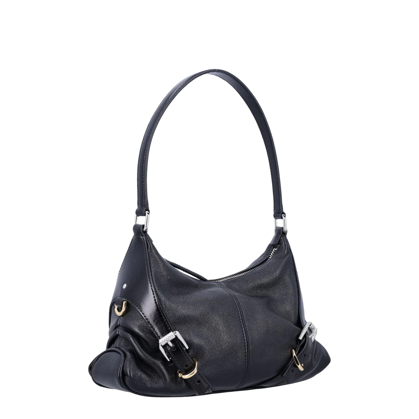 Leather Voyou Small Harness Shoulder Bag