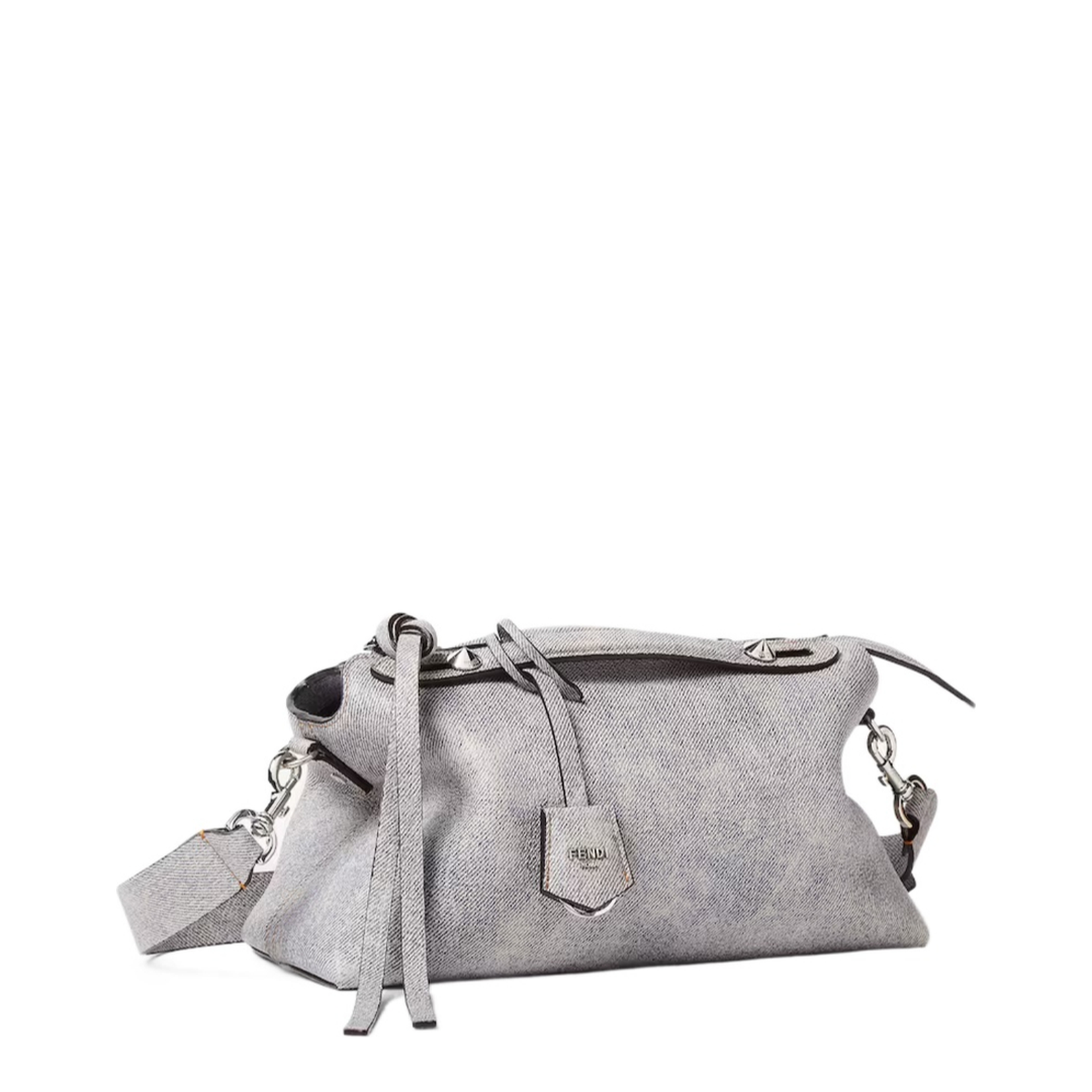 By The Way Medium Leather Satchel - Gray
