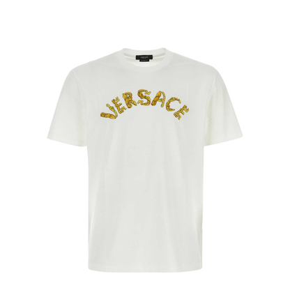 Logo Embroidery T-shirt In White