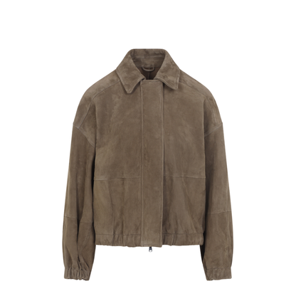 MAYFEYR - Brunello Cucinelli - Suede Leather Jacket - MPCAI7594P
