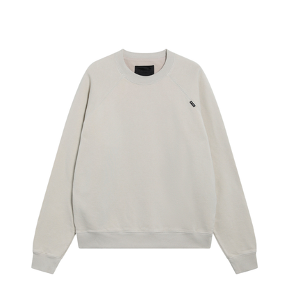 MAYFEYR - Prada - Talc-Colored Cotton Fleece Sweatshirt - UJL29DOOO1952F0K74