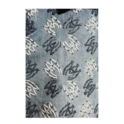 Jeans with finishing