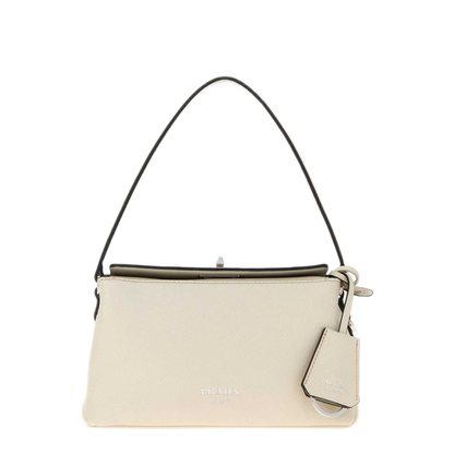 MAYFEYR - Prada - Ivory Leather Midi Handbag - 1BC3072ZVDF0VCN