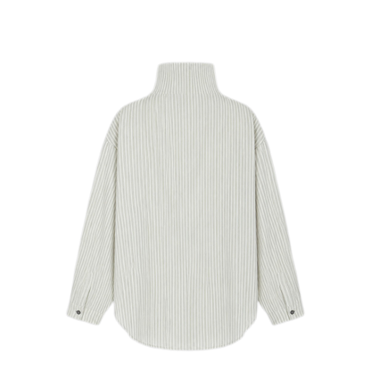 MAYFEYR - Alysi - High Collar Shirt - 166236A6235GESSO