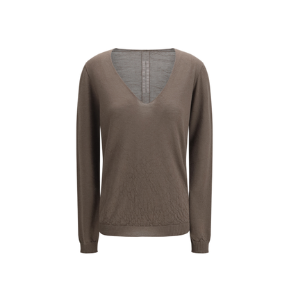 MAYFEYR - Rick Owens - Temple Extreme Sweater With V Neck - RP01F662334