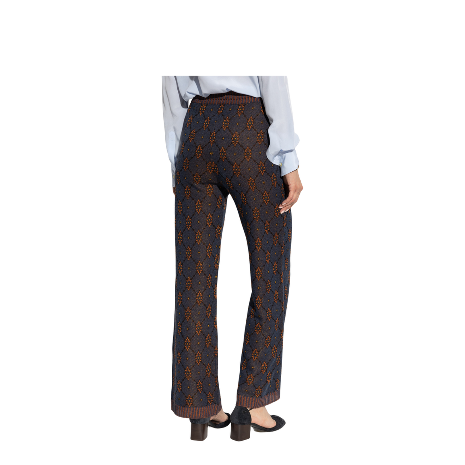 Trousers with Lurex Thread