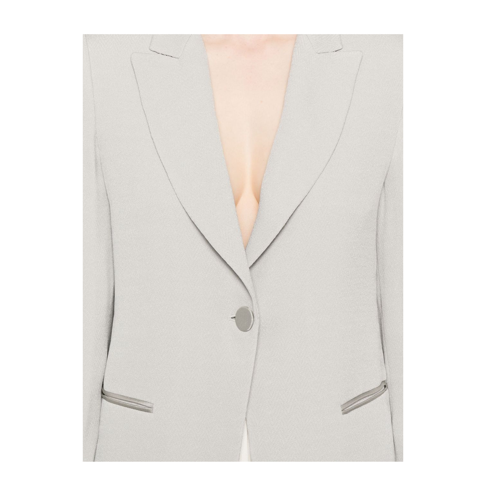 Single-Breasted Blazer Jacket