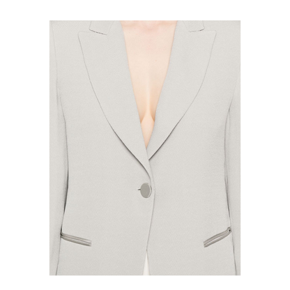 Single-Breasted Blazer Jacket