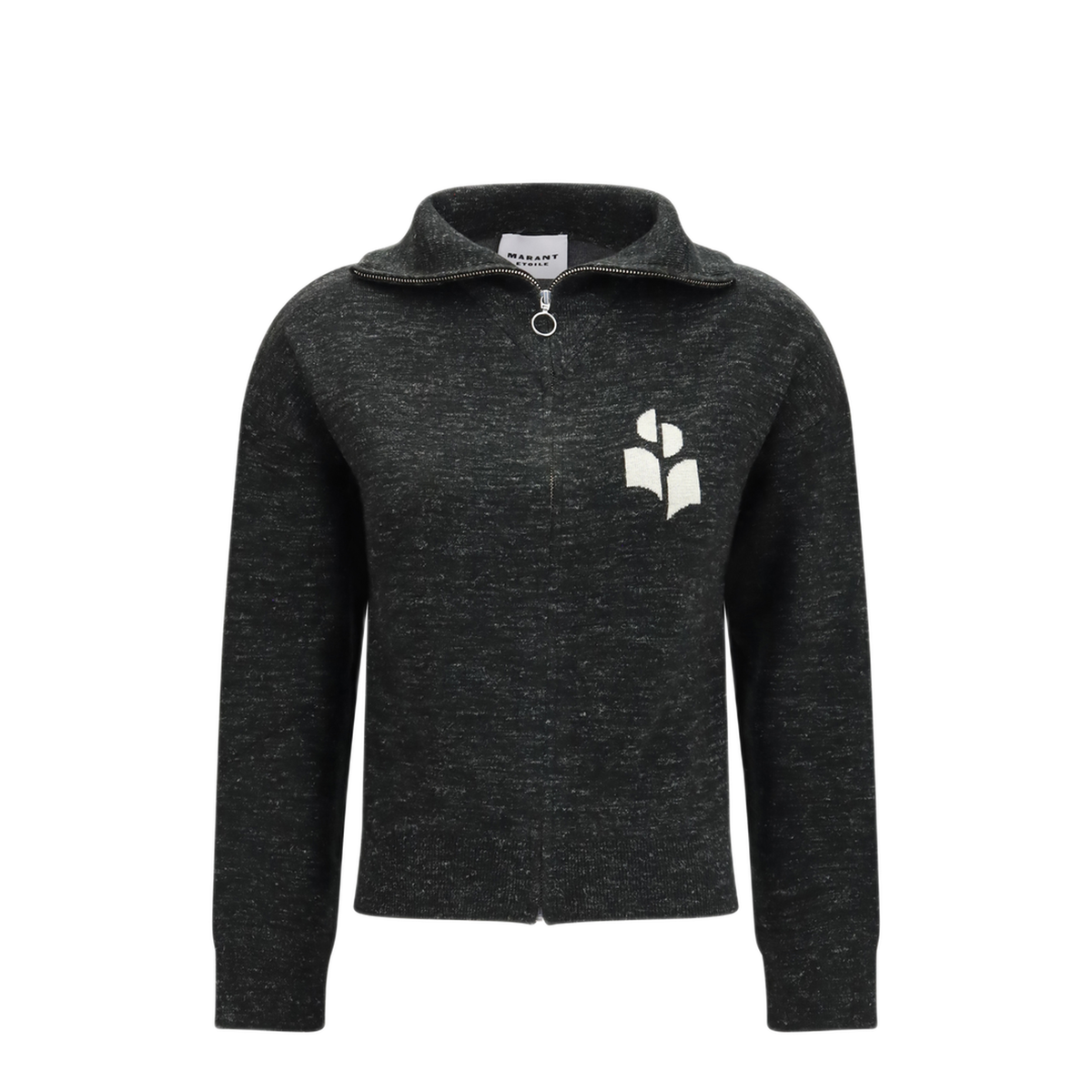 MAYFEYR - Isabel Marant Étoile - Coxy High Neck Sweatshirt - CA0189FAD3L05E01BK