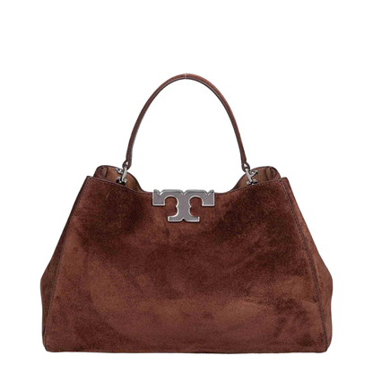 Eleanor Suede Satchel Bag