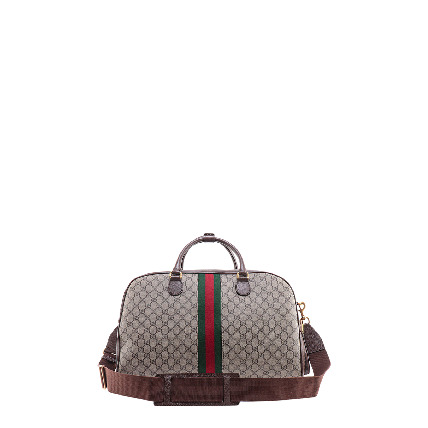 Duffle with Removable Address Tag, Keyring and Shoulder