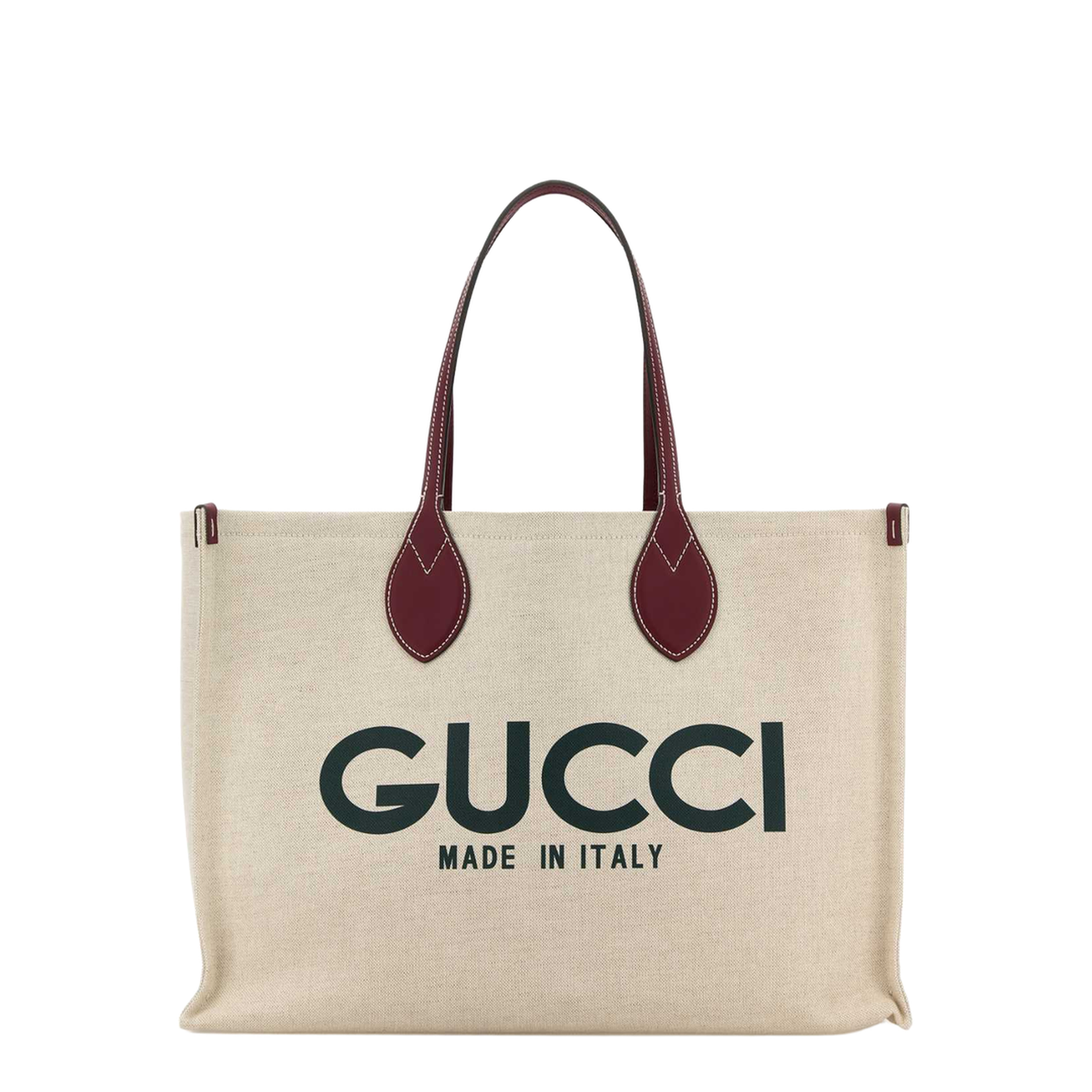 Large Canvas Tote Bag - Beige