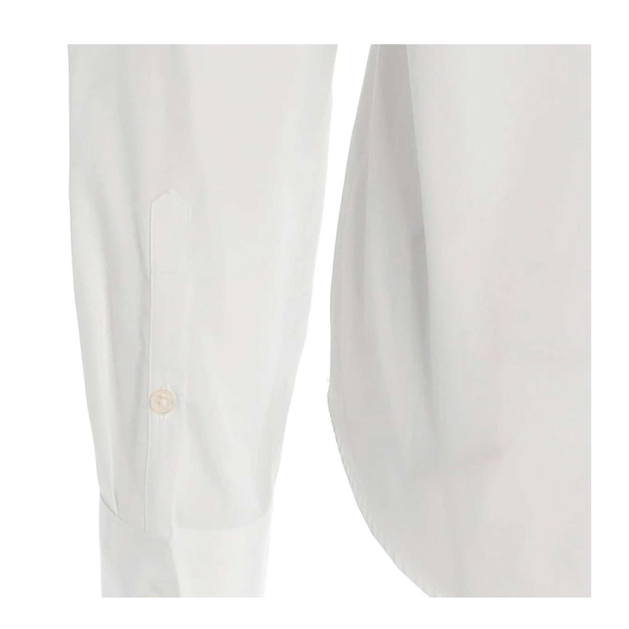 Cotton Shirt with Button Closure