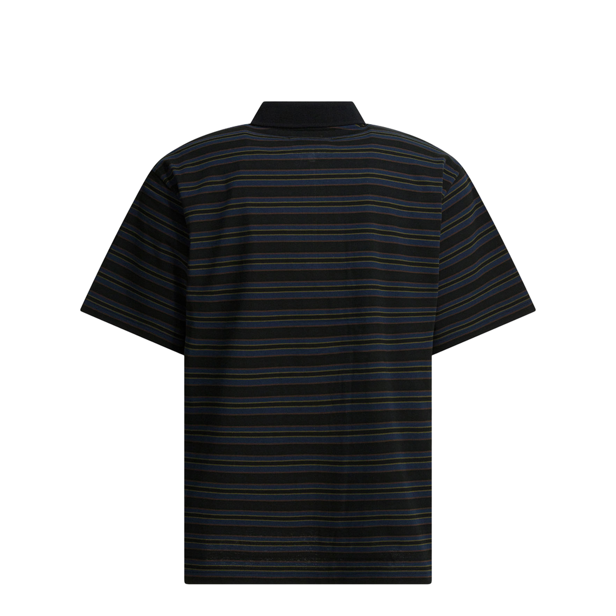MAYFEYR - Sacai - Striped Buttonless Polo Shirt - 26-03984M005