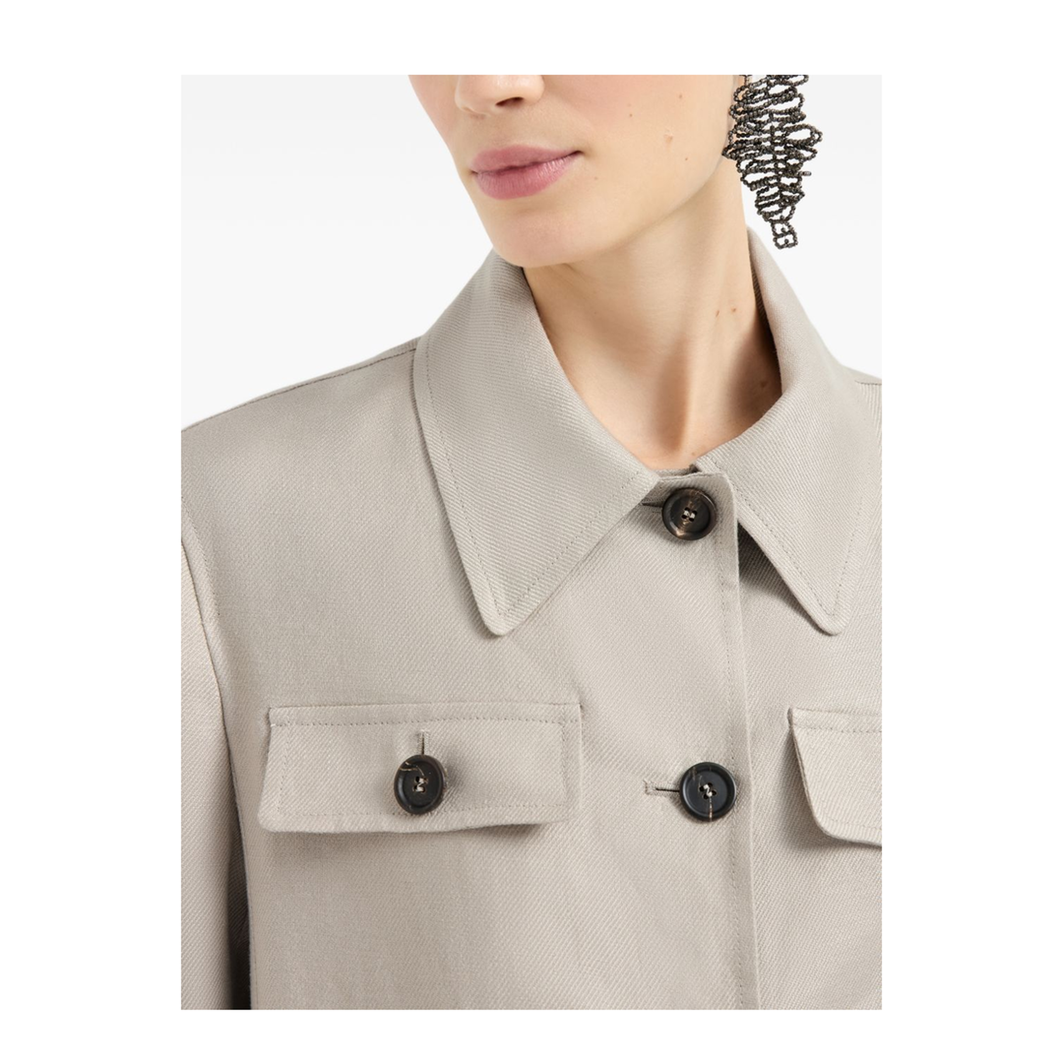 Linen Blazer Beige