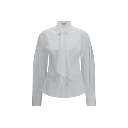 MAYFEYR - Brunello Cucinelli - Cotton Blend Shirt With Tie - MP091M3A46