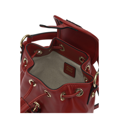 MAYFEYR - Miu Miu - Mini Leather Backpack - 5BZ0452CRWF0011VOOM