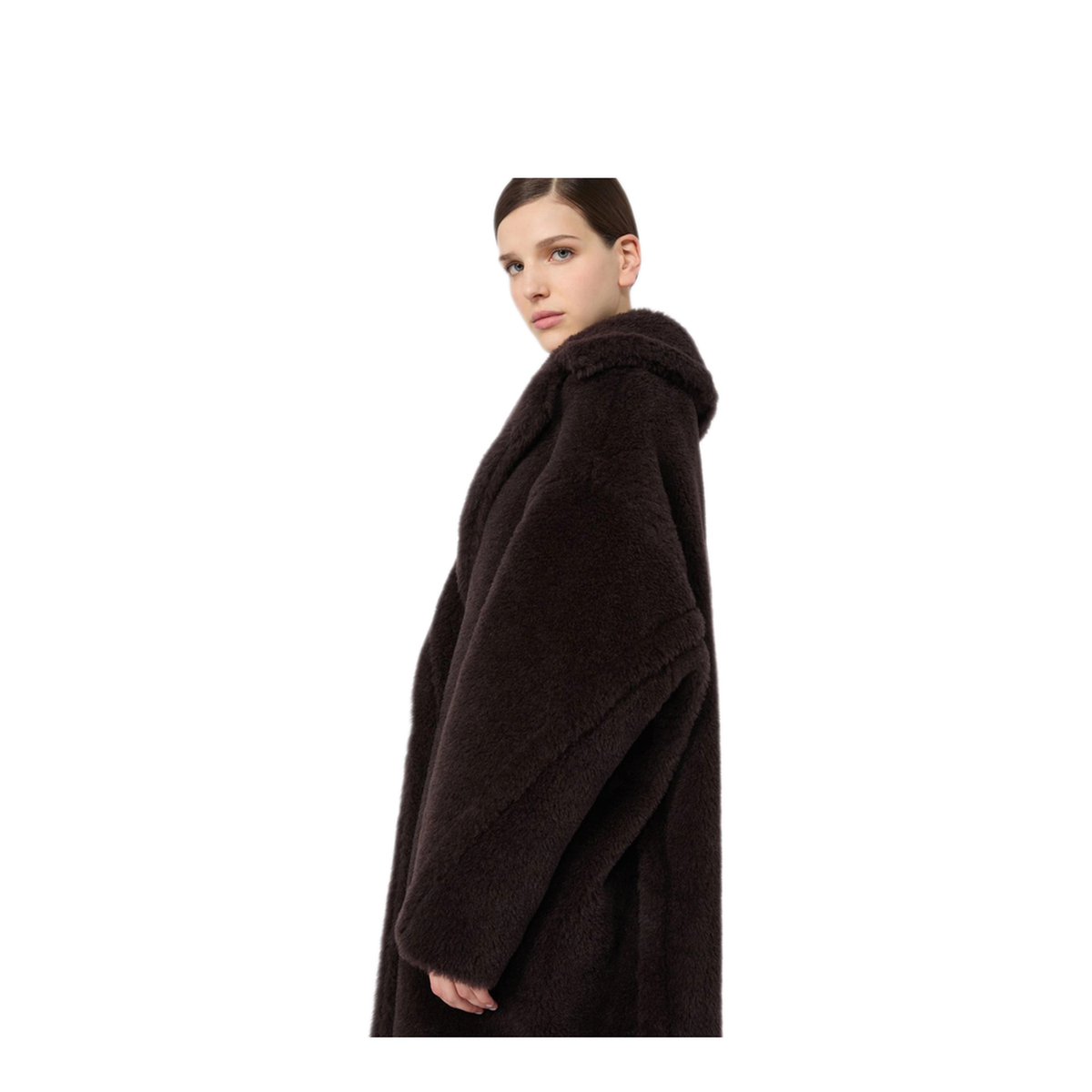 Coat In Alpaca And Wool