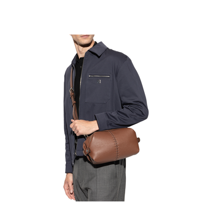 Selleria Small Leather Crossbody Bags - Brown