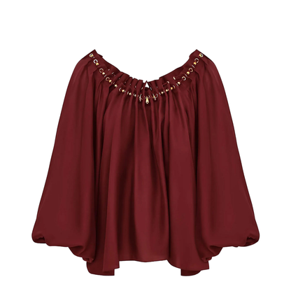 MAYFEYR - Zimmermann - Aster Gathered Bead Blouse - 8428TSS261